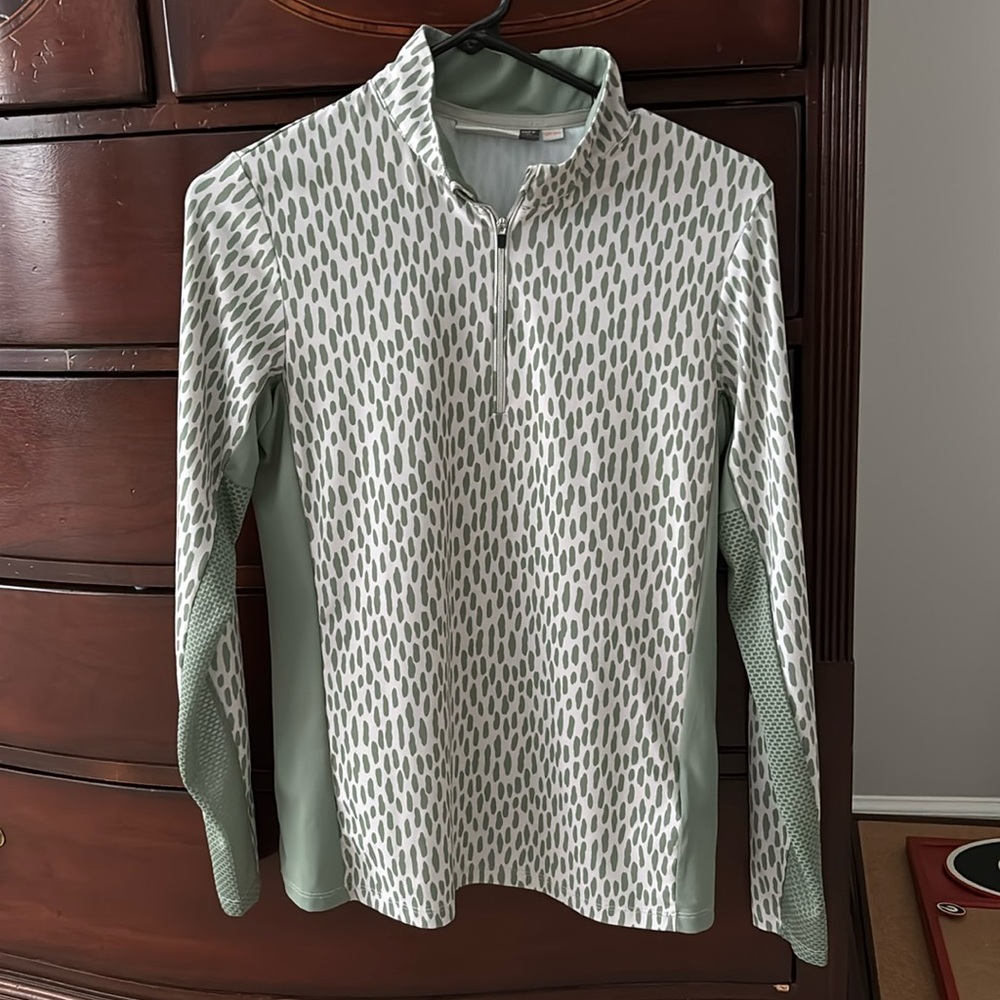 New w/o tags size S KJUS SpF 50+ Pullover with 1/4 Zip, Excellent Condition!